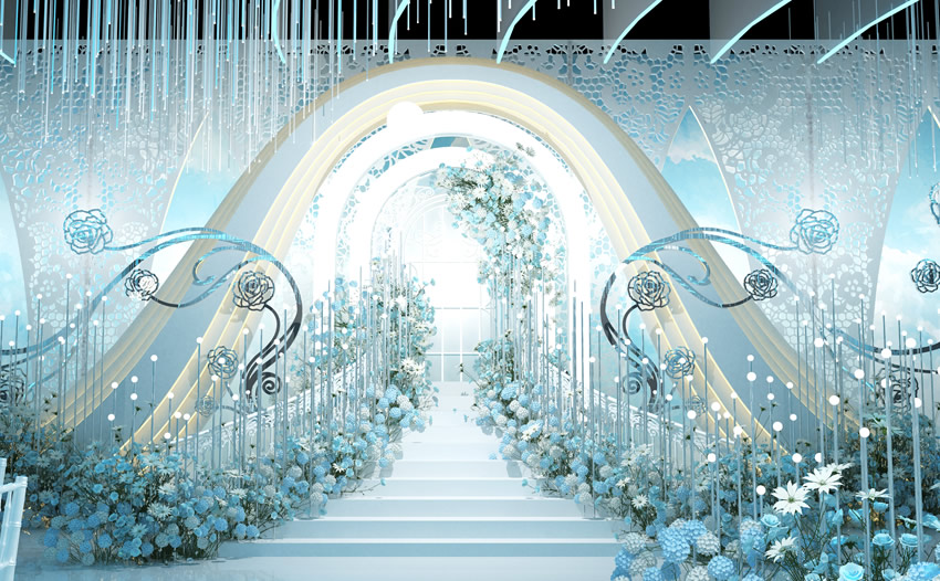 忻府釡香烙馍村水晶厅效果展示